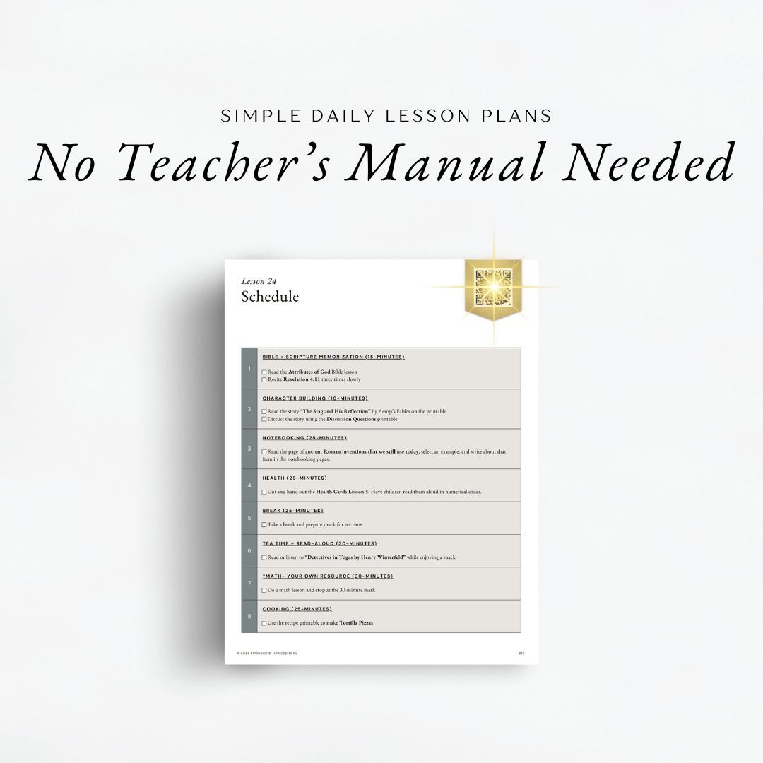 The Simplified Feast: Ancient Rome (Volume 4) Simple daily lesson planner