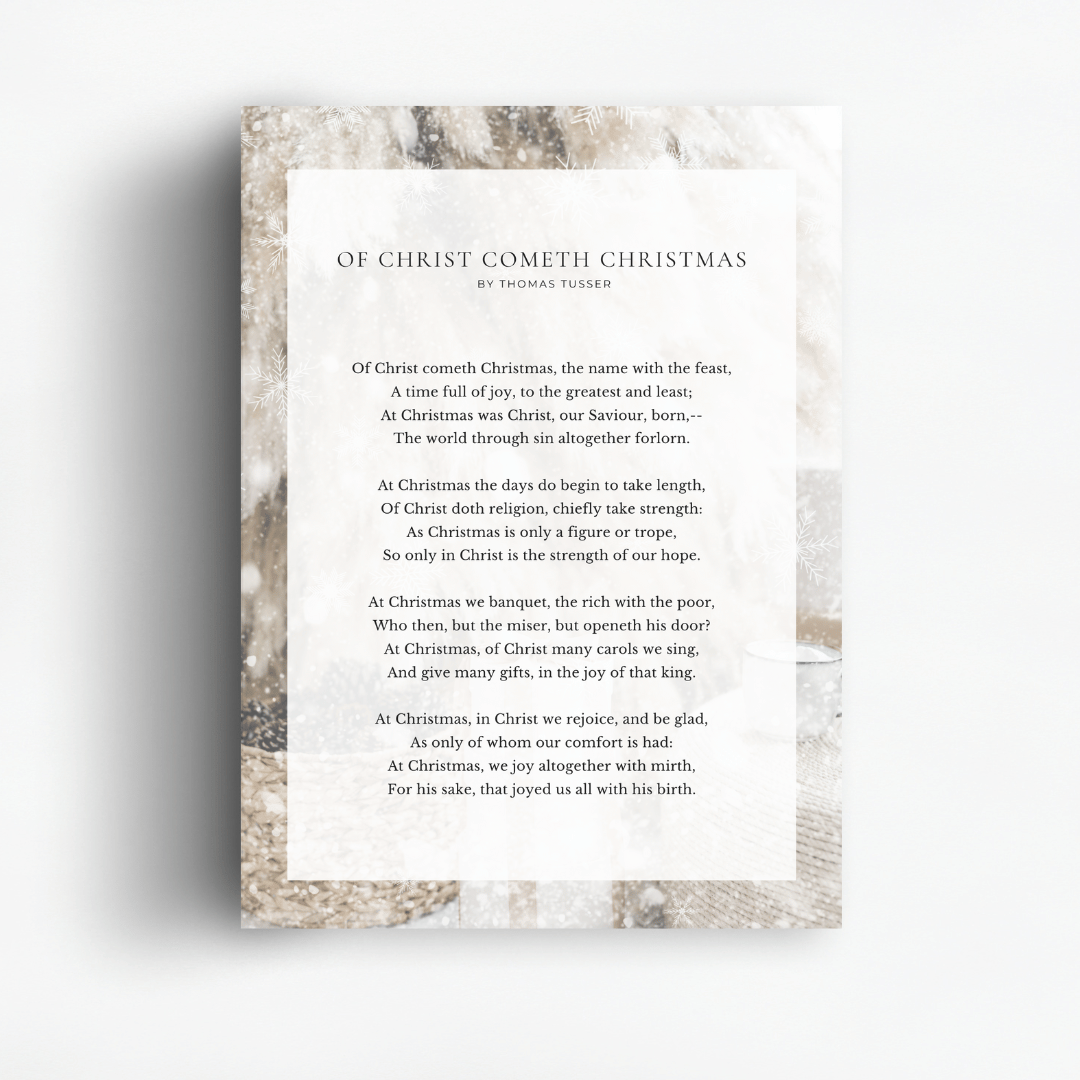The Simplified Feast: Christmas unit is an eclectic, Charlotte Mason inspired, family-style curriculum.