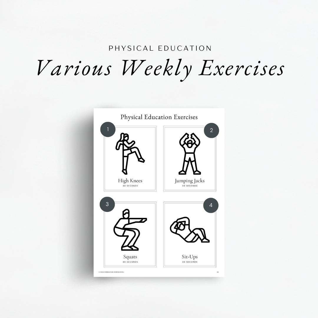 The Simplified Feast: Volume 2, Charlotte Mason Inspired Curriculum, Family-Style. Physical Exercises
