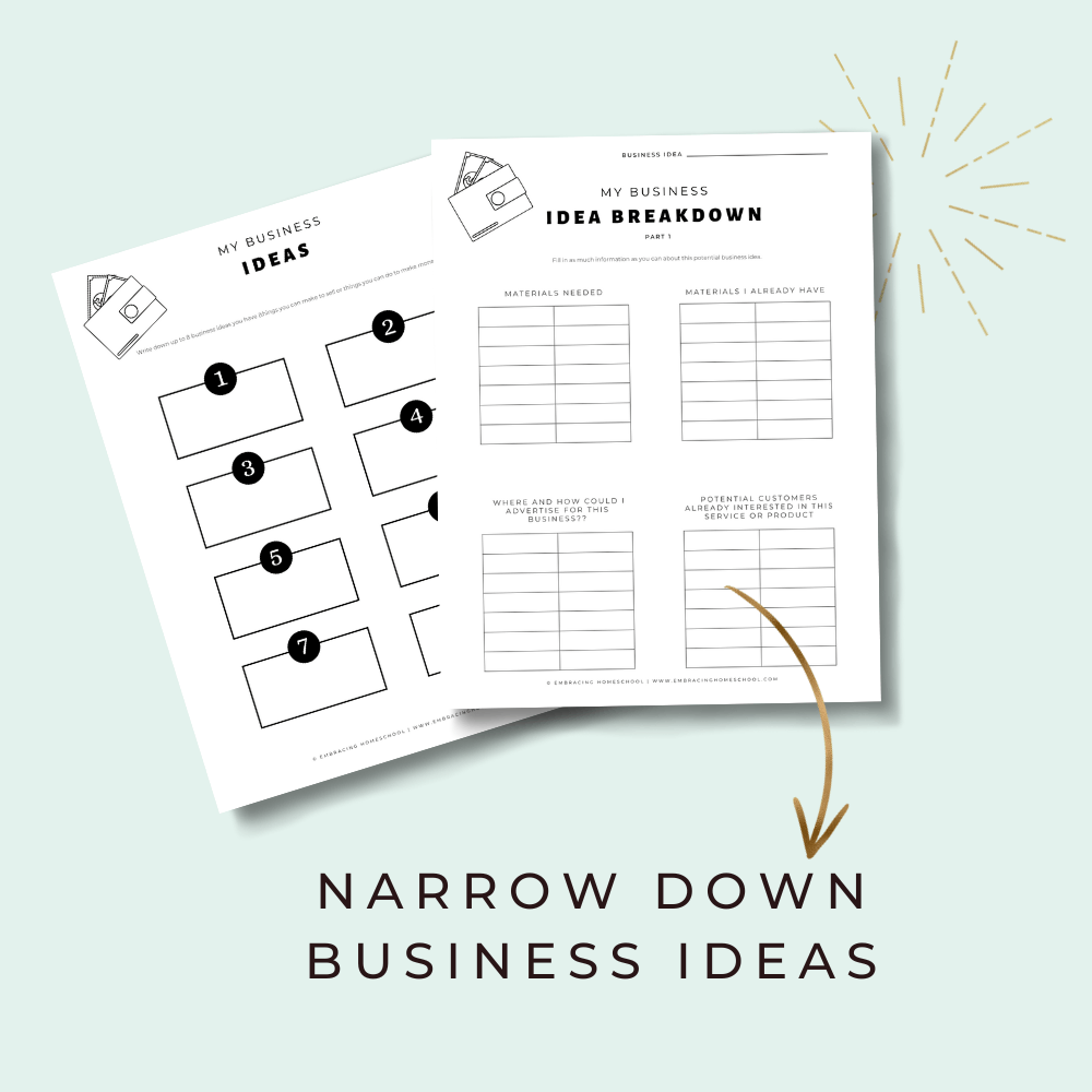 A START-UP BUSINESS PLANNER TO HELP GUIDE YOUNG ENTREPRENEURS ON THEIR JOURNEY OF STARTING THEIR OWN BUSINESS. This printable planner is designed specifically for kids, with the tools and advice they need to start their own business.