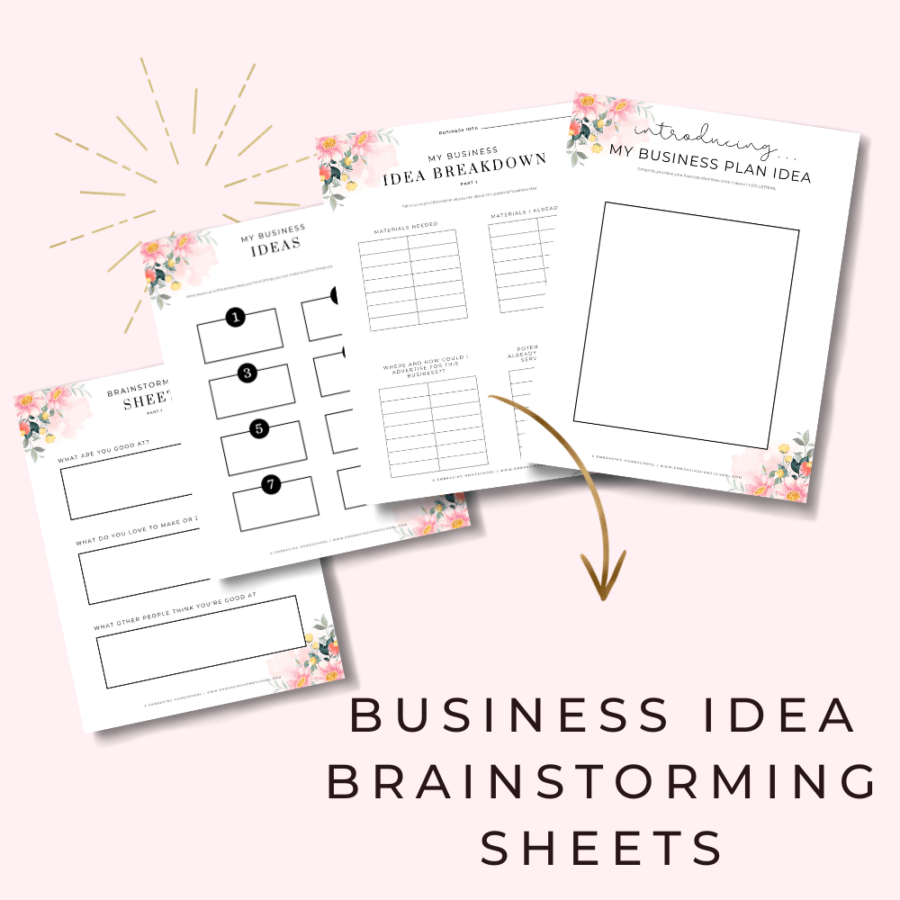 A START-UP BUSINESS PLANNER TO HELP GUIDE YOUNG ENTREPRENEURS ON THEIR JOURNEY OF STARTING THEIR OWN BUSINESS. This printable planner is designed specifically for kids, with the tools and advice they need to start their own business.
