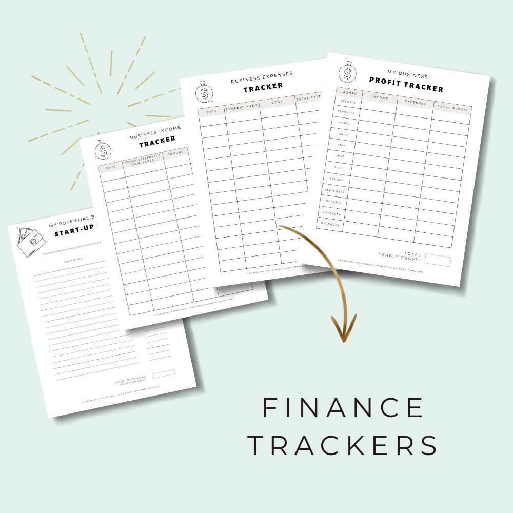 A START-UP BUSINESS PLANNER TO HELP GUIDE YOUNG ENTREPRENEURS ON THEIR JOURNEY OF STARTING THEIR OWN BUSINESS. This printable planner is designed specifically for kids, with the tools and advice they need to start their own business.