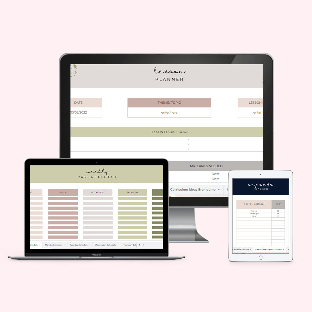 Start organizing your homeschool year after year with the Ultimate Digital Homeschool Planner; a perfect, reusable planner for every homeschool family!