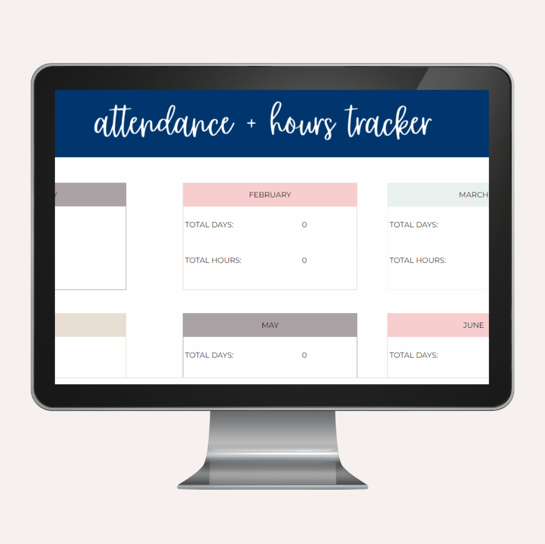 Digital Homeschool Record Keeping Planner by Embracing Homeschool Shop