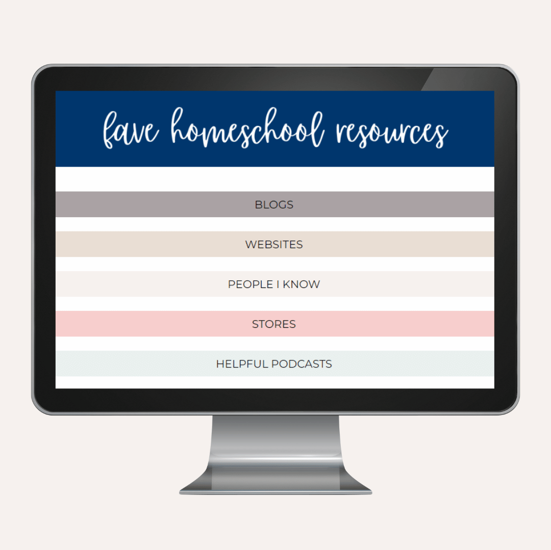 Homeschool Inventory Digital Tracker for Homeschoolers by Embracing Homeschool Shop