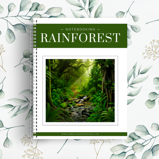Rainforest Notebooking Pages