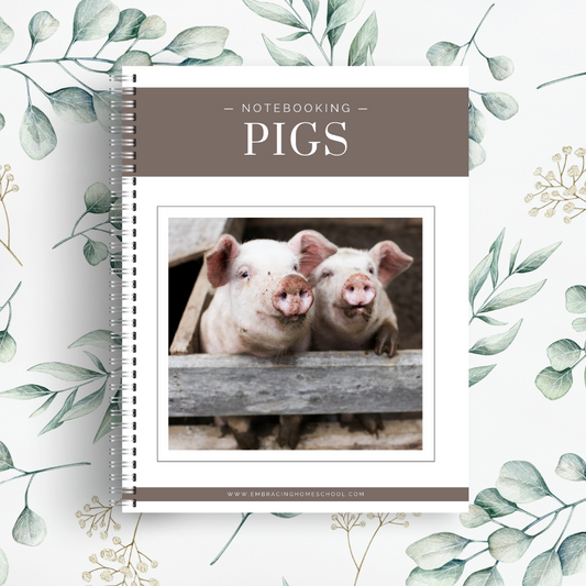 Pigs Notebooking Pages