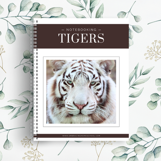 Tigers Notebooking Pages