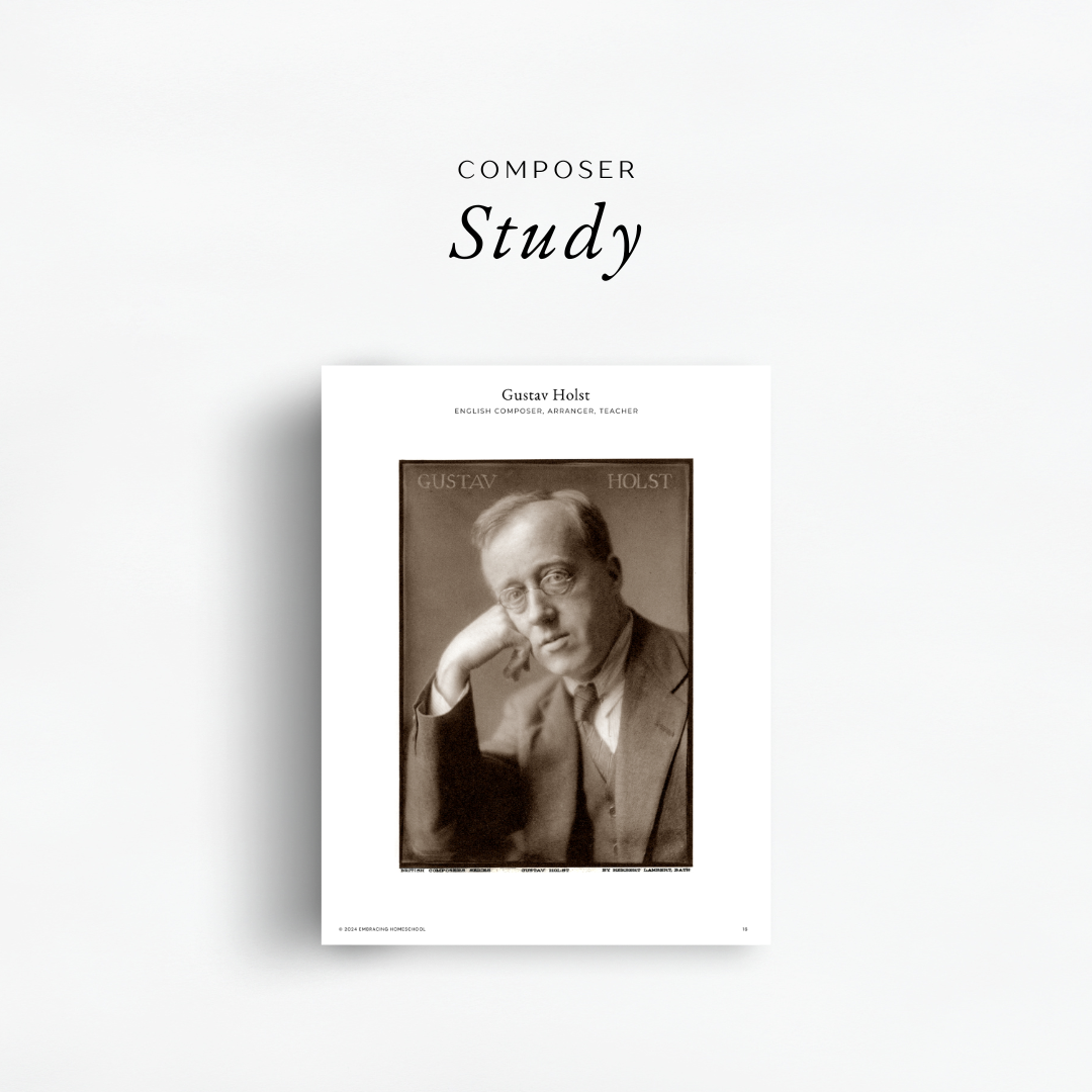 Composer Study inside The Simplified Feast: Gratitude (A Thanksgiving Unit Study)