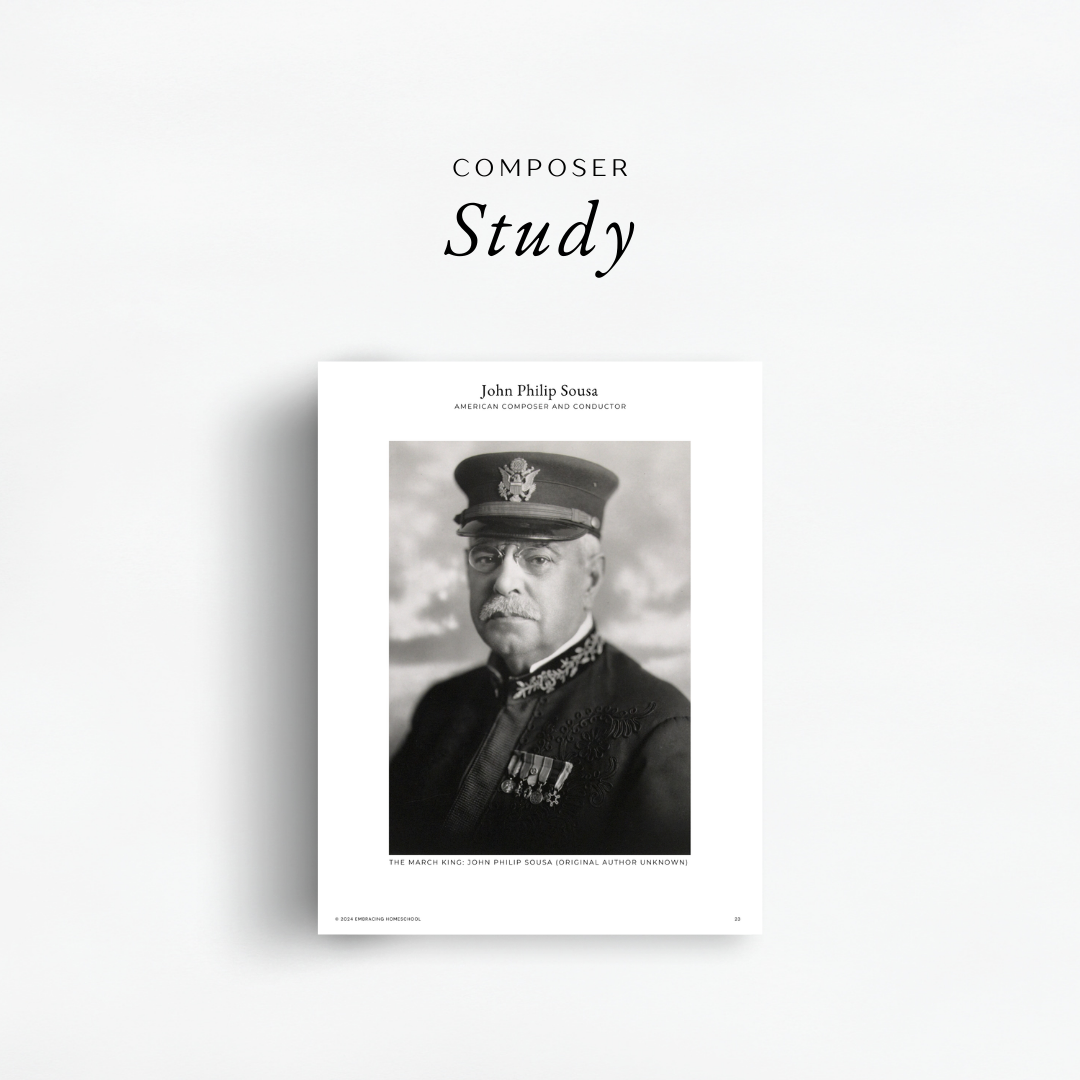 Composer Study John Philip Sousa inside The Simplified Feast: Modern Era (Volume 7)