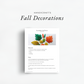 Fall decorations handicrafts inside The Simplified Feast: Gratitude (A Thanksgiving Unit Study)
