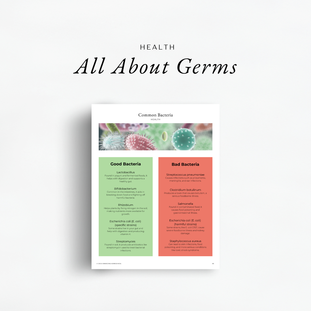 Health all about germs inside The Simplified Feast: Modern Era (Volume 7)