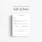 Life of Jesus Bible Devotions inside The Simplified Feast: Modern Era (Volume 7)