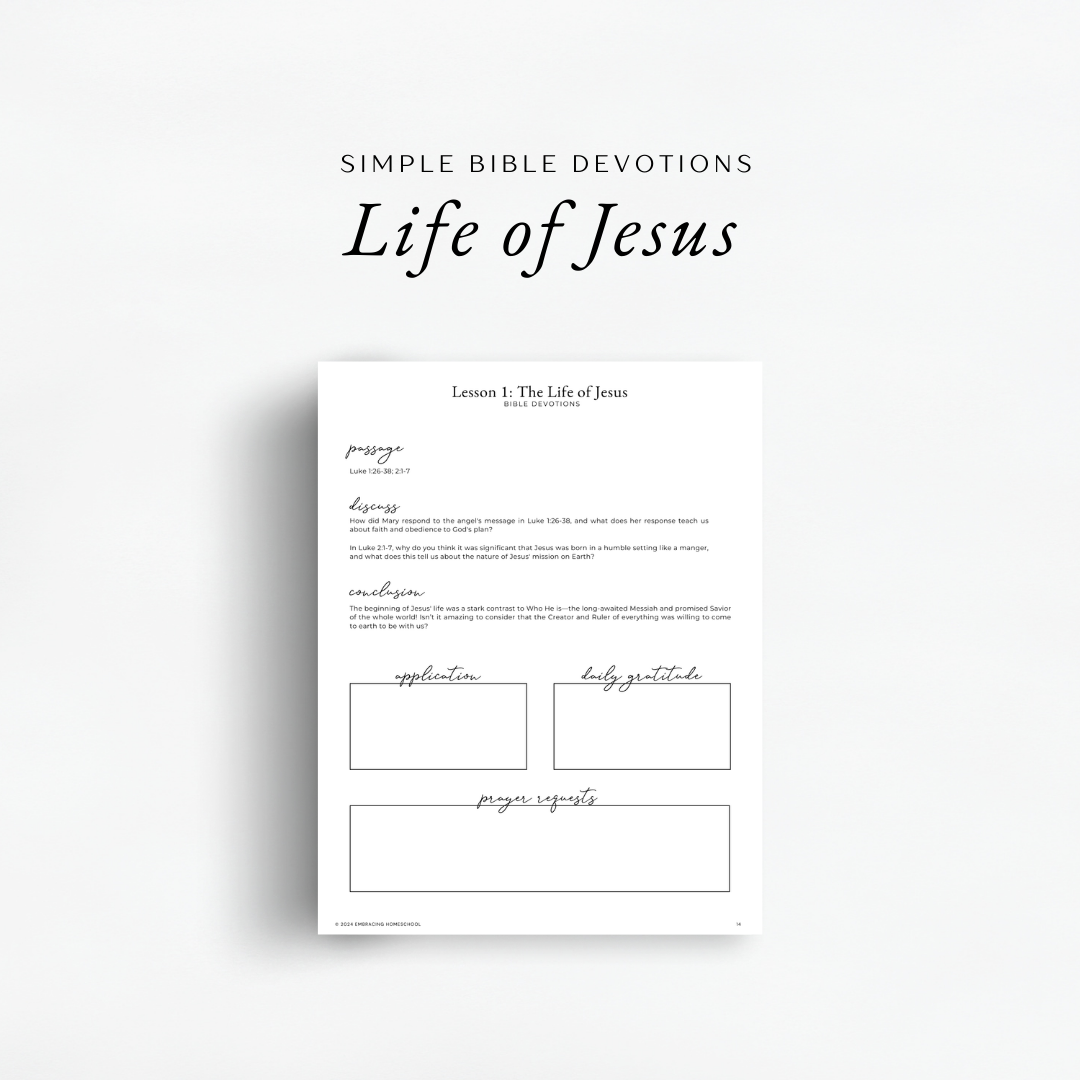 Life of Jesus Bible Devotions inside The Simplified Feast: Modern Era (Volume 7)