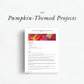 Pumpkin themed art projects inside The Simplified Feast: Gratitude (A Thanksgiving Unit Study)