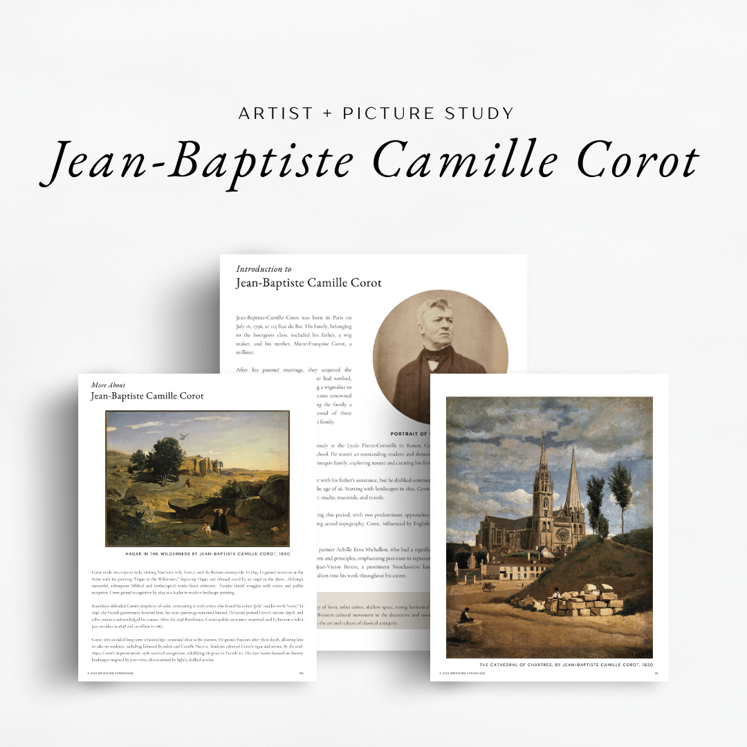 The Simplified Feast Volume 3 history artist and picture study, Jean-Baptiste Camille Corot