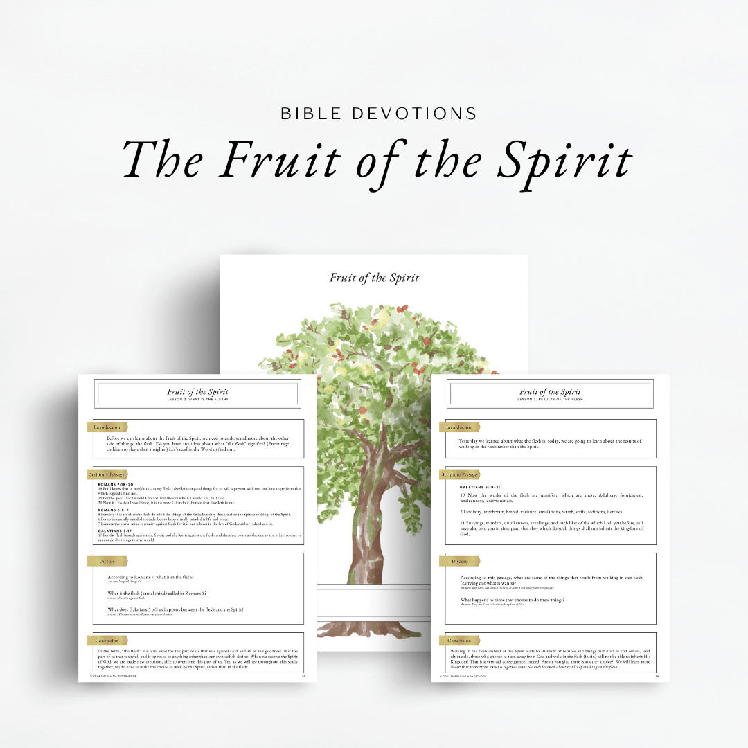 The Simplified Feast Volume 3 simple, daily Bible devotions studying the Fruit of the Spirit