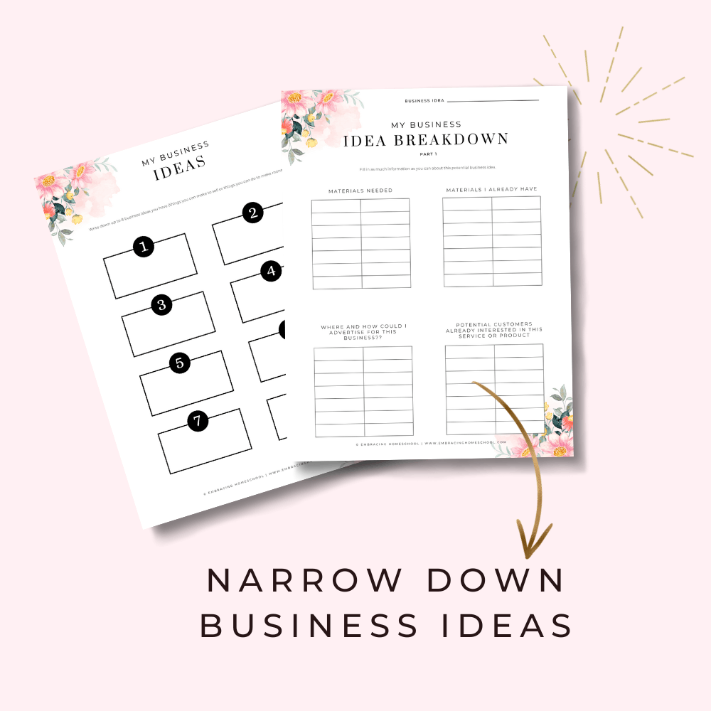 A START-UP BUSINESS PLANNER TO HELP GUIDE YOUNG ENTREPRENEURS ON THEIR JOURNEY OF STARTING THEIR OWN BUSINESS. This printable planner is designed specifically for kids, with the tools and advice they need to start their own business.