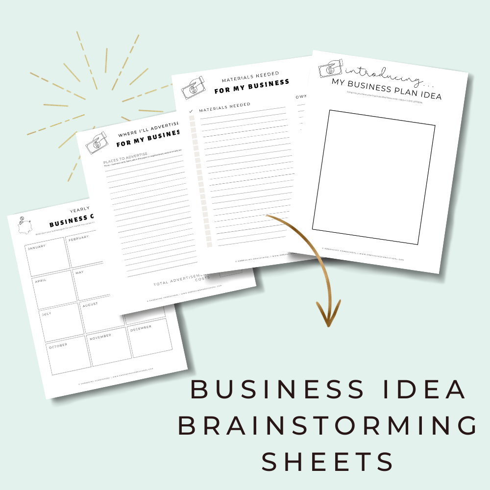 A START-UP BUSINESS PLANNER TO HELP GUIDE YOUNG ENTREPRENEURS ON THEIR JOURNEY OF STARTING THEIR OWN BUSINESS. This printable planner is designed specifically for kids, with the tools and advice they need to start their own business.