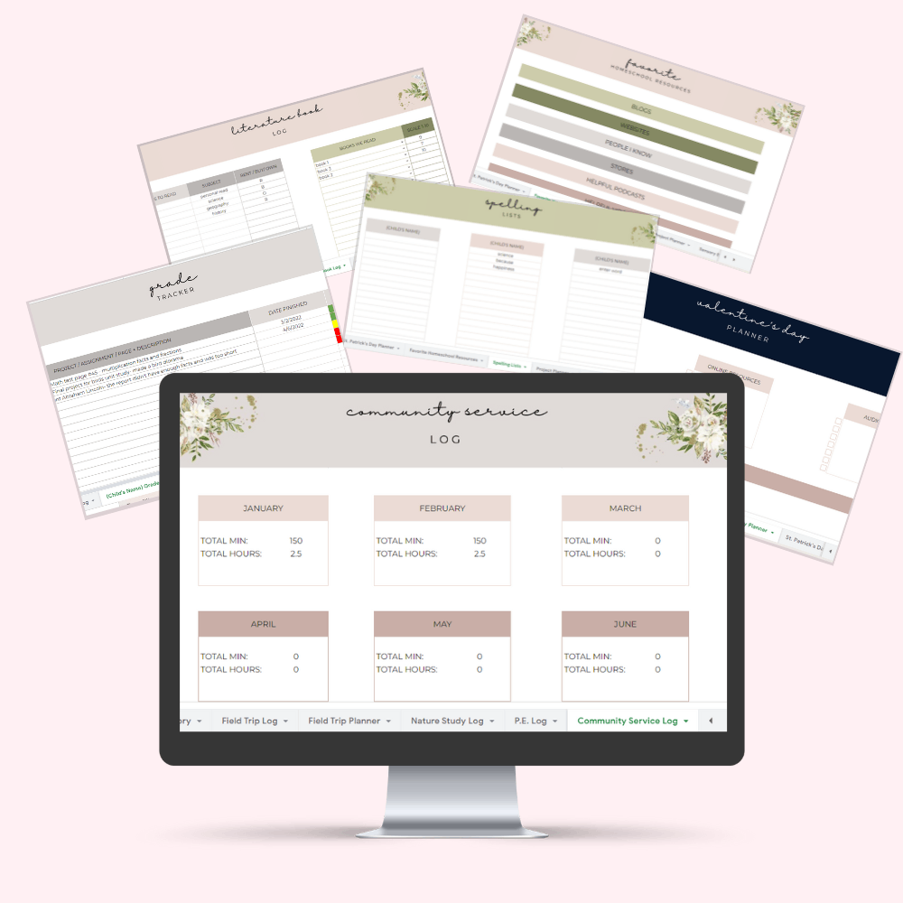 Start organizing your homeschool year after year with the Ultimate Digital Homeschool Planner; a perfect, reusable planner for every homeschool family!