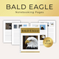 Bald Eagles notebooking pages printables for homeschoolers by Embracing Homeschool Shop