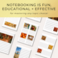 Fall season notebooking pages for homeschoolers from Embracing Homeschool shop