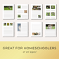 Rabbit notebooking pages printables for homeschoolers from Embracing Homeschool Shop