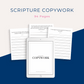 Scripture Notebooking Pages Printables for homeschoolers from Embracing Homeschool Shop